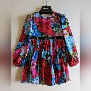 Toddler Girl 24M VERSACE Floral Roses Print Dress